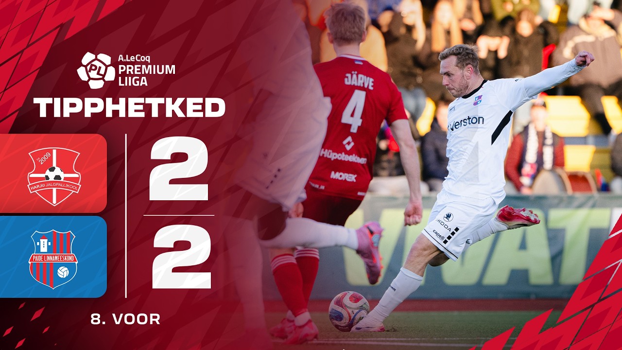 Harju JK Laagri - Paide LInnameeskond I 2:2 I A. Le Coq Premium liiga 8. voor I 2026 Harju JK Laagri - Paide LInnameeskond I 2:2 I A. Le Coq Premium liiga 8. voor I 2026