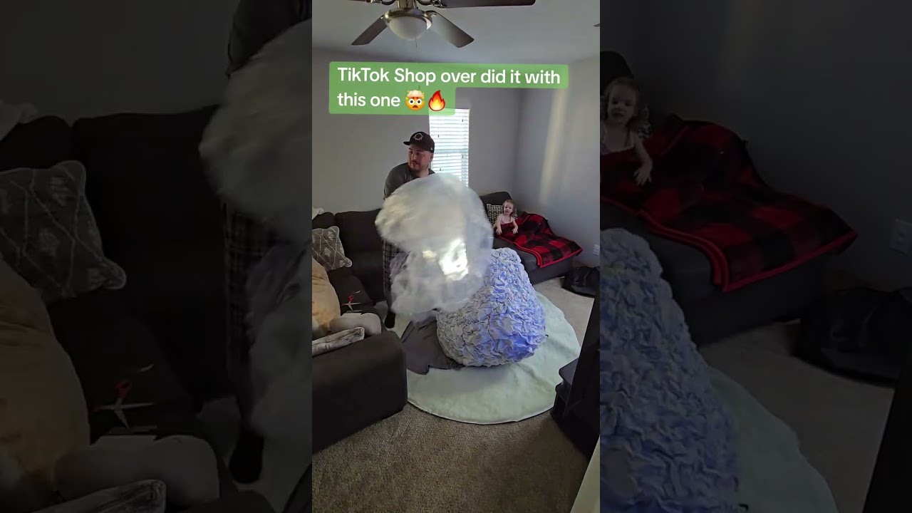 Upgrade your space with this affordable bean bag chair! 