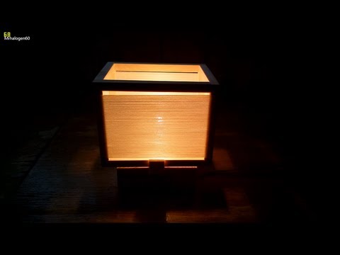 Wideo: Jak Zrobić Oryginalną Lampkę Nocną