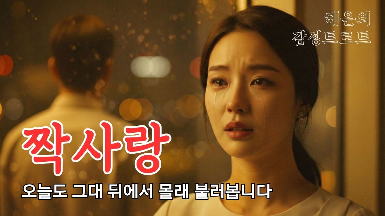 오늘도 그대 뒤에서 울고 있어요. 짝사랑으로 한번쯤 울어보셨다면 들어보세요.