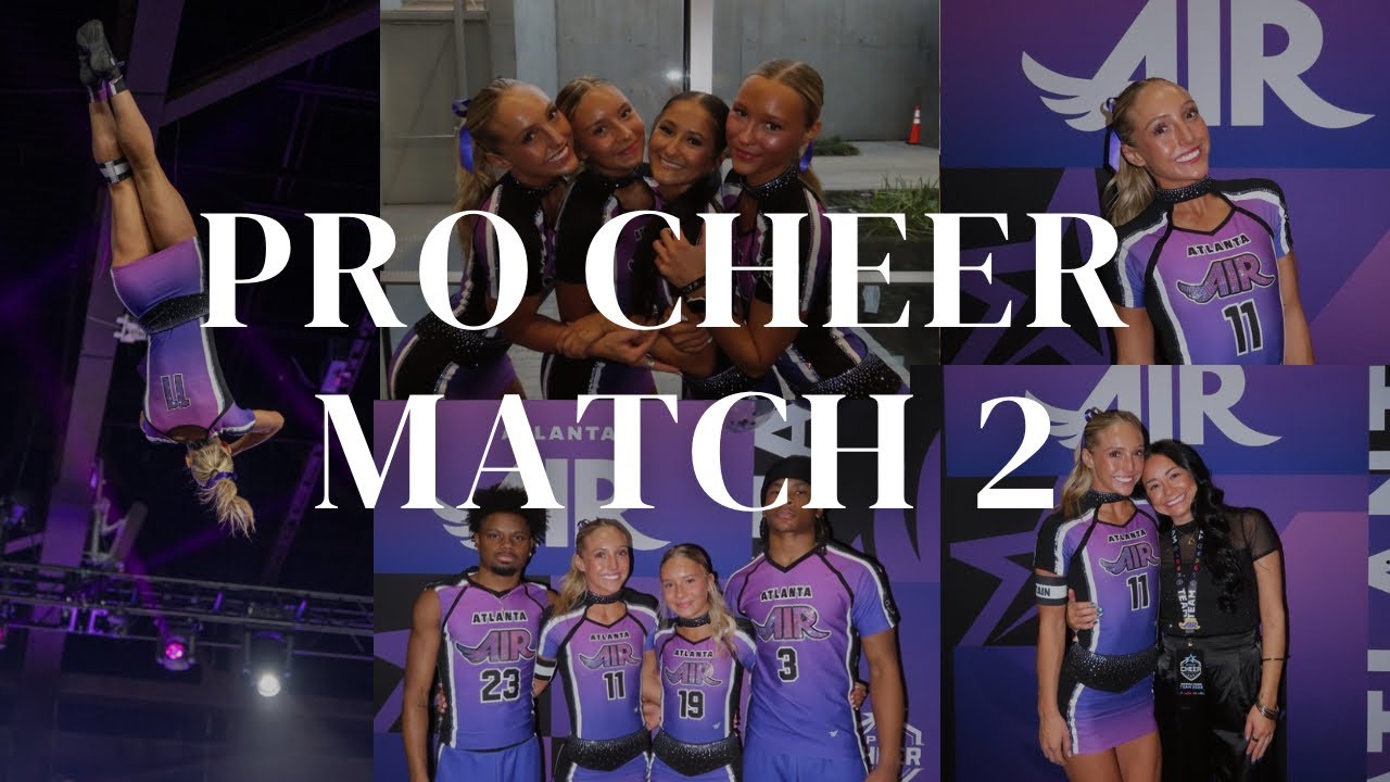 PRO CHEER MATCH 2 VLOG WITH ATLANTA AIR💜🪽