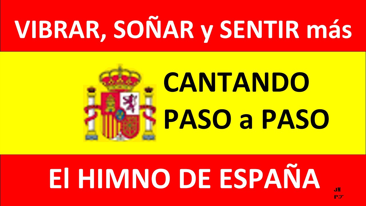 Himno Nacional de España con la letra 