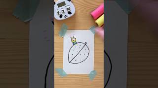 30-Second POSCA Drawing | Leaf