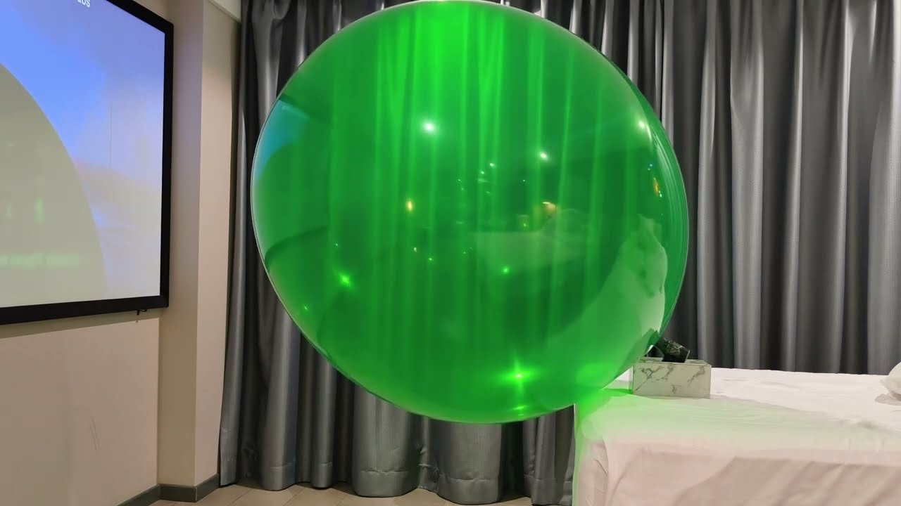 Blowing Up a 36-Inch Balloon with a DIY 3D Printed Hair Dryer