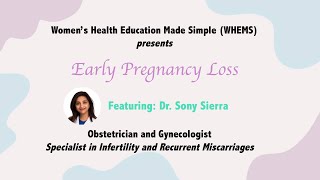 Mental Health Video 5: Managing Early Pregnancy Loss