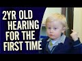 Amazing Reaction Video - 2 year old hears for the first time Cochlear Implant activation