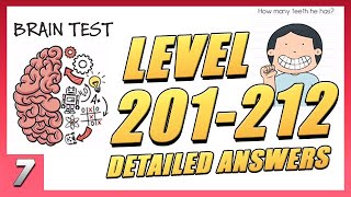 *NEW* Brain Test: Tricky Puzzles DETAILED ANSWERS Level 201-212 | Gameplay Ep.7 screenshot 3