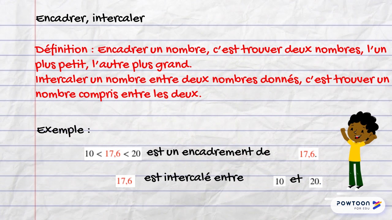 Exercices Encadrement Nombres Décimaux 6ème à Imprimer