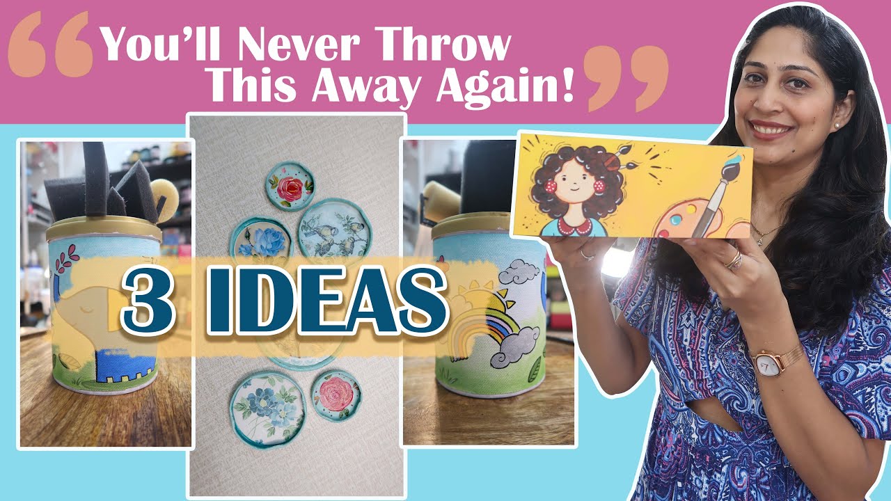 Fun DIYs to try at home | 3 IDEAS from waste material