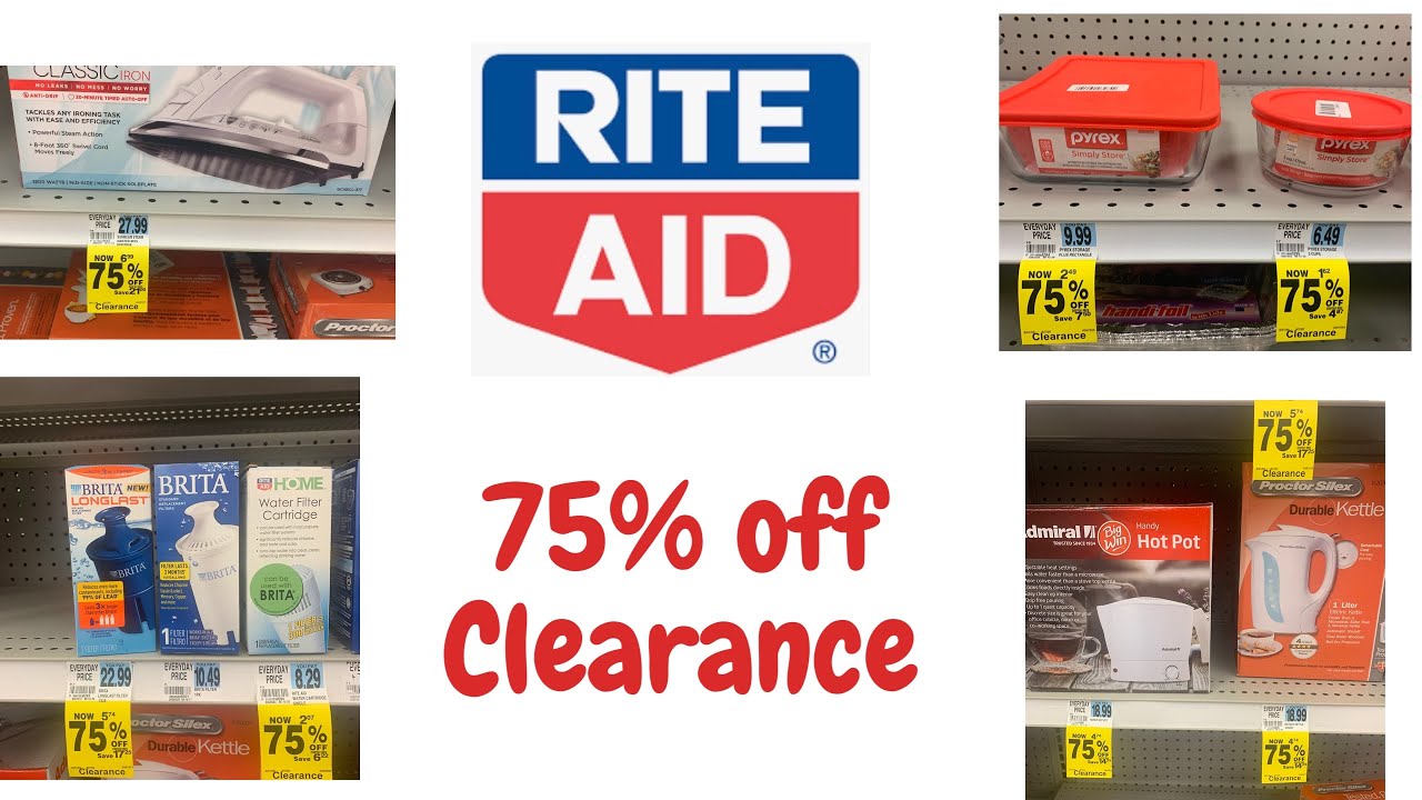 Rite Aid Deals 75 off Clearance Finds YouTube