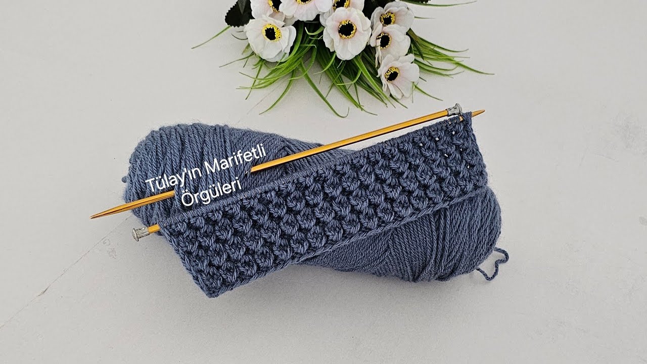 WOW🧶Простой узор для вязания жилета, свитера, шали, кардигана и шарфа, берета