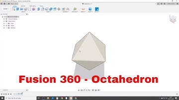 Octahedron - Easy in Fusion 360 - No Math or Angles