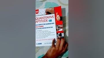 Quantitative Aptitude||S.CHAND|Dr. R. S. AGGARWAL ||(#bookreview )🔥