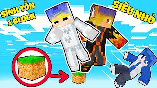 TÔ GÀ THỬ THÁCH 24H SINH TỒN 1 BLOCK SIÊU NHỎ TRONG MINECRAFT*THỬ THÁCH SINH TỒN 1 BLOCK KHÔNG BỊ TÉ