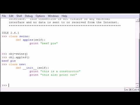 Python Programming Tutorial   37   Constructors video x flv