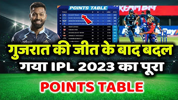 IPL 2023 Today Points Table | DC vs GT After Match Points Table | GT vs DC Highlights Today Match