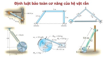 [CƠ LÝ THUYẾT ĐỘNG LỰC HỌC]BÀI TẬP 3.5.8: Định luật bảo toàn Cơ năng của hệ vật rắn