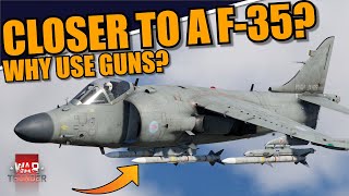 War Thunder - SEA HARRIER FA.2! As CLOSE as we can GET to a F-35 Why use GUNS when we have AIM-120
