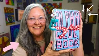 Alpha Glue Book GLOW UP From Volume 1 to Volume 2! ✂️📚❤️ Play & Flip