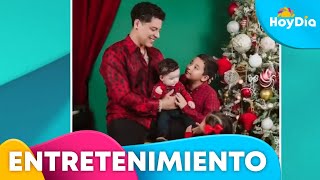 Eduin Caz muestra rostro de su hijo menor y usuarios dan su opinion Telemundo Entretenimiento