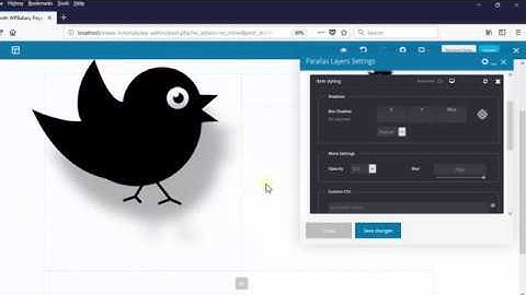 Parallax layer element - XTRA WordPress Theme