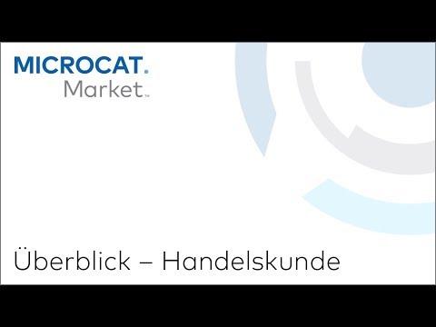 Microcat Market V8 - Überblick – Handelskunde
