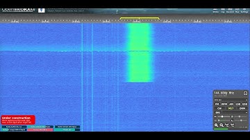 M17 voice transmissions of SP5LOT strato balloon received at SR4DON OpenWebRX receiver