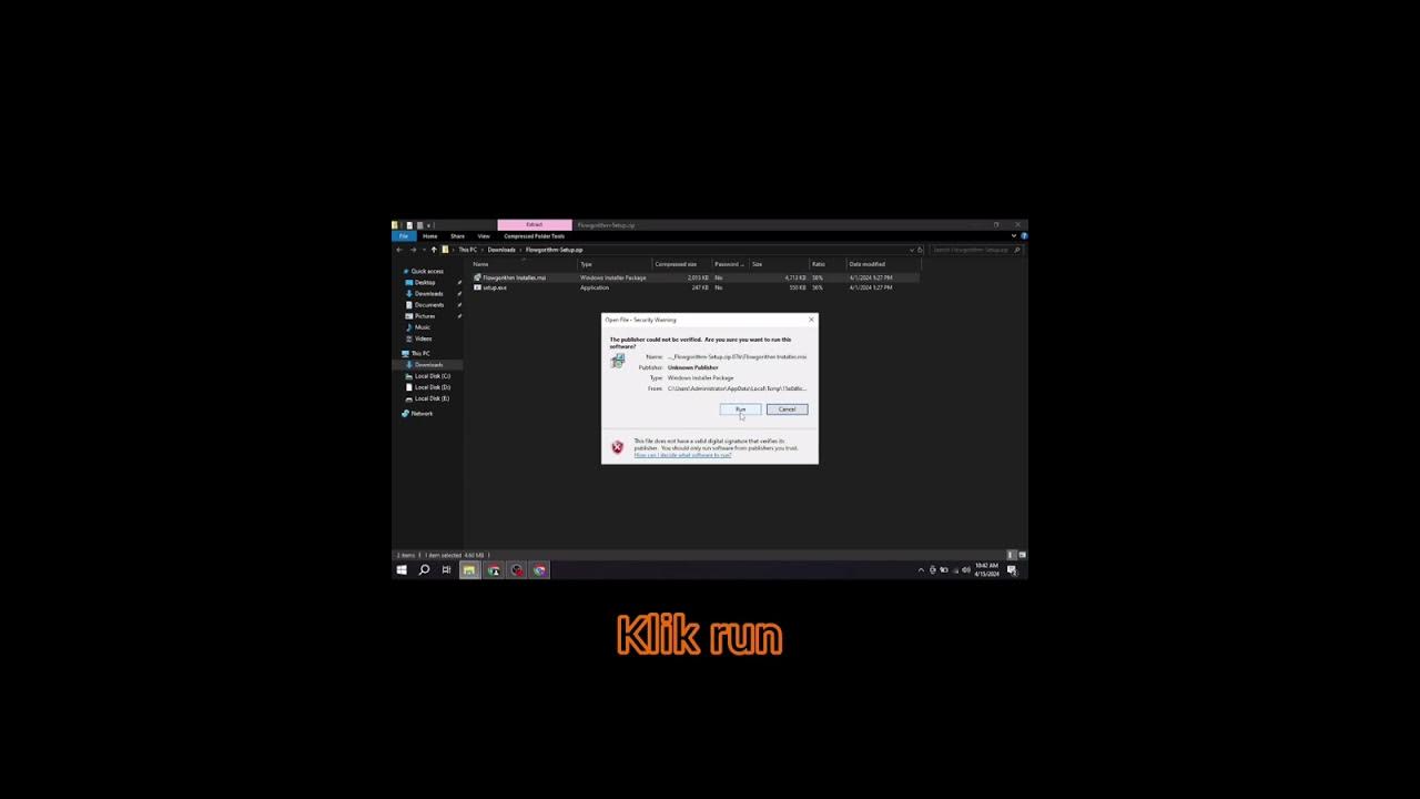 cara download dan install flowgorithm - YouTube