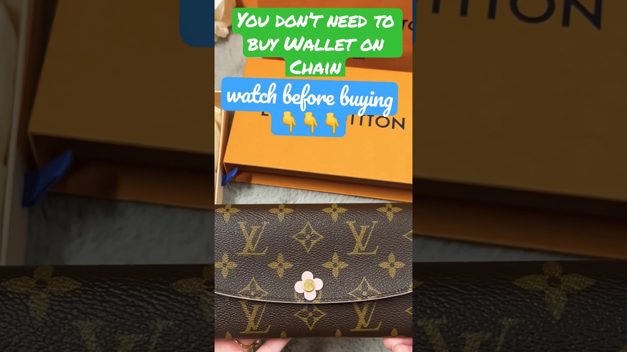 Louis vuitton sarah wallet converted to wallet on chain✨ Such a