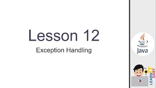Java Lesson 12 - Exception Handling