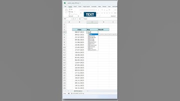 Extract Day and Month from Date using TEXT Function in Excel | Easy Excel Tips