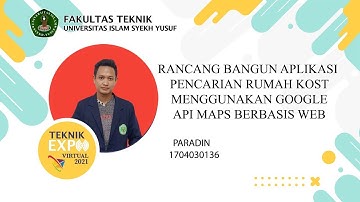 Rancang bangun aplikasi pencarian rumah kost menggunakan google api maps berbasis web