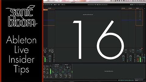 Ableton Live Insider Tips - Glitch Effects with Delays in Re-Pitch Mode