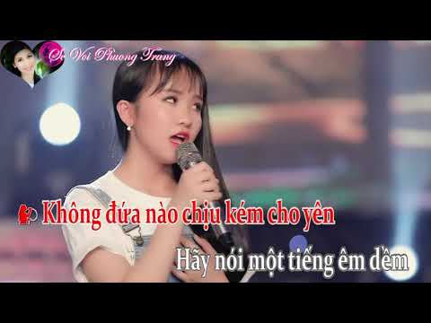 Karaoke Giận Nhau Một Tuần _ Song ca với Phương Trang