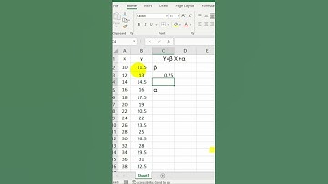 Linear Regression in Excel | Excel