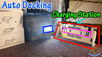 Auto Docking on Charging Station Test #3 w/ Raspberry Pi, OpenCV and Arduino