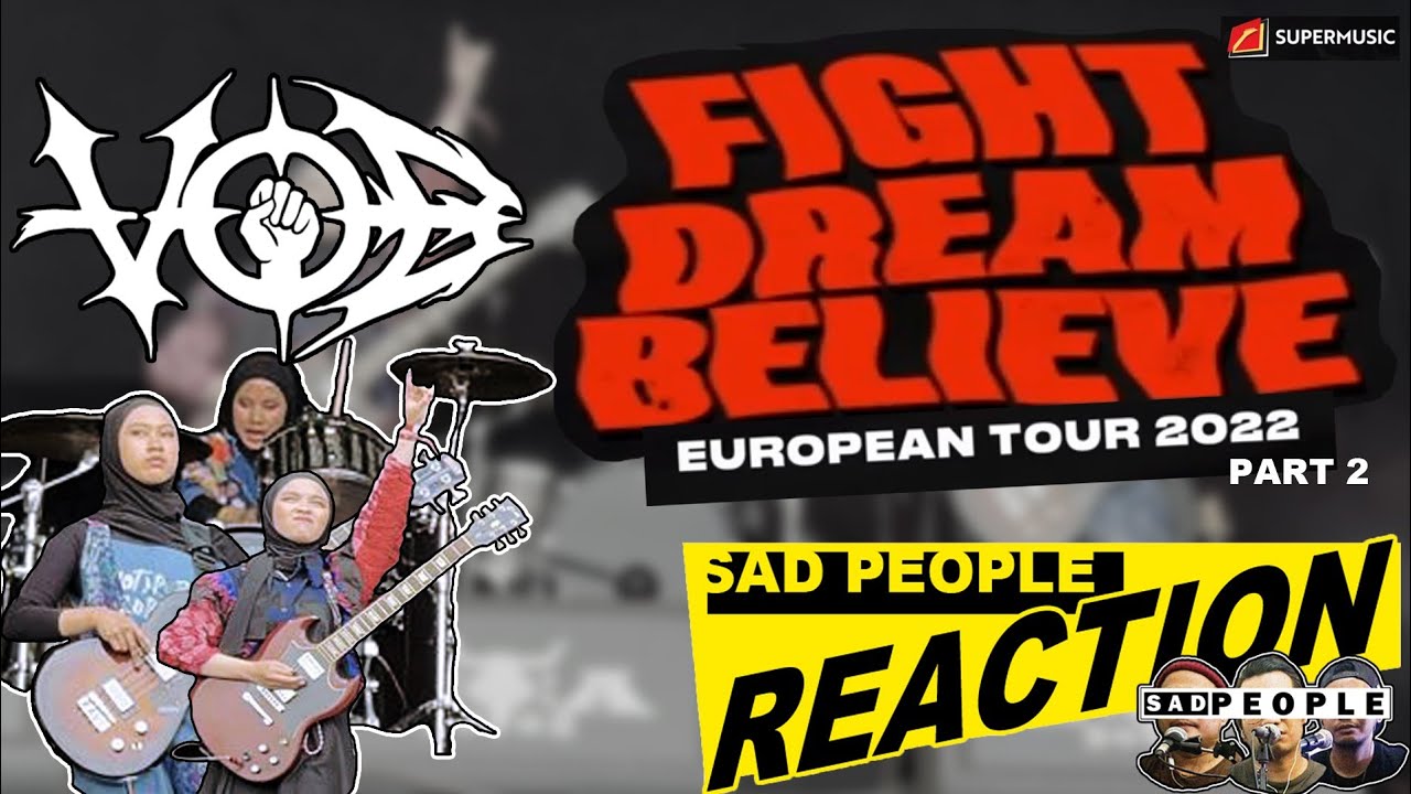 #part2 Voice of Baceprot - FIGHT DREAM BELIEVE EUROPE TOUR 2022 | REACTION