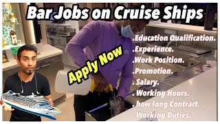 Bar Jobs on Cruise ships