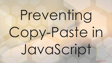 Preventing Copy-Paste in JavaScript