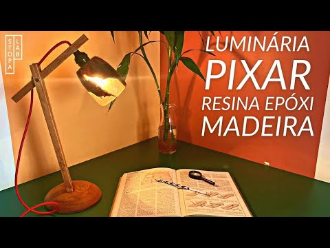 TORNEANDO RESINA EPÓXI (LUMINÁRIA PIXAR) - STOPA LAB MARCENARIA #213