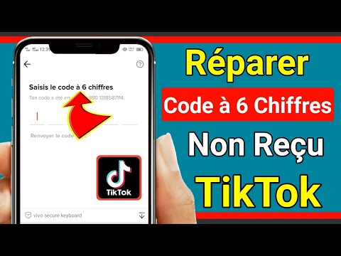 Comment réparer le code de vérification Tik Tok ne fonctionne pas || Fix TikTok 6 Digit Code