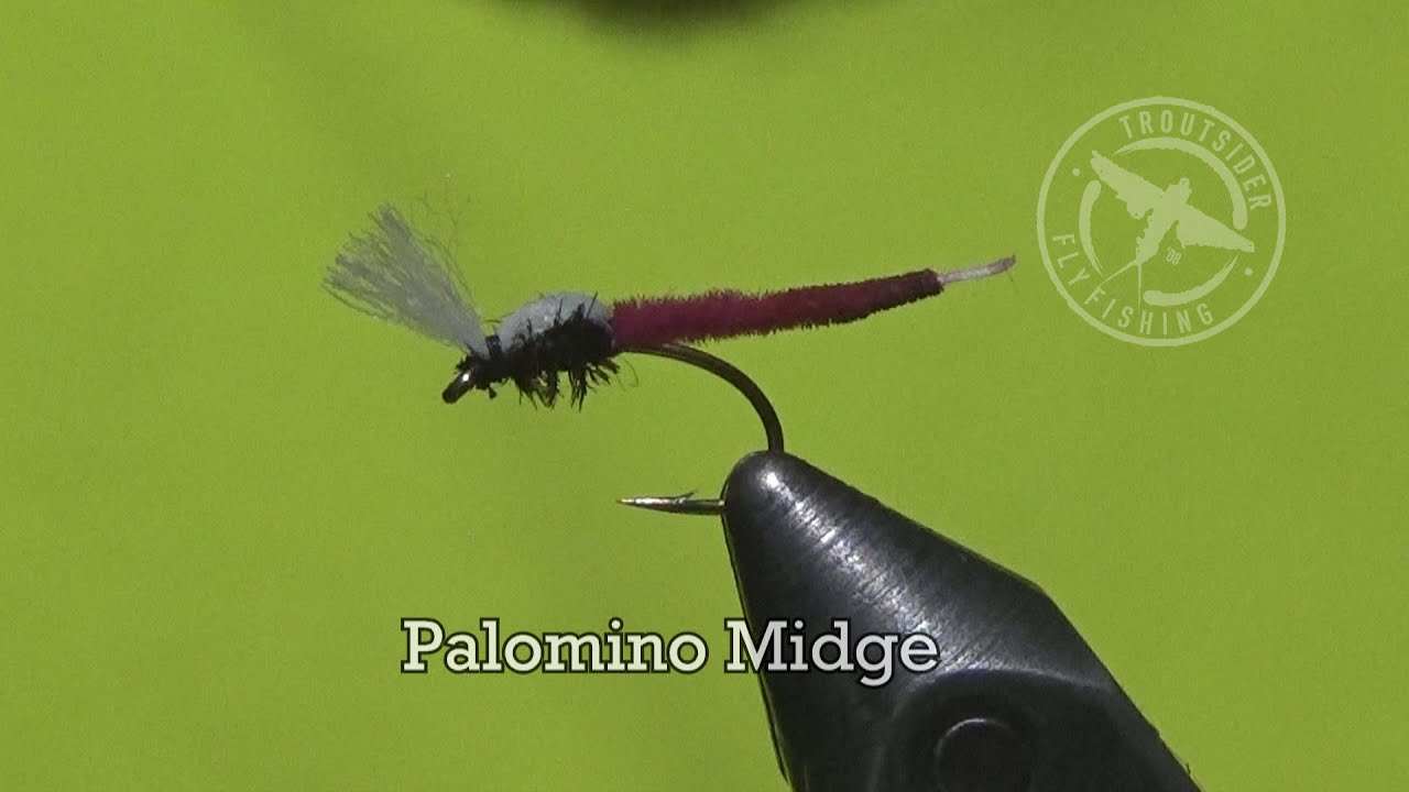 Fly Tying Session: Palomino Midge - YouTube