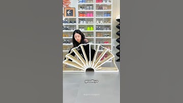 Smart Folding Shoe Cabinet: Space-Saving & Clutter-Free! #gadgets #techgadgets #usa