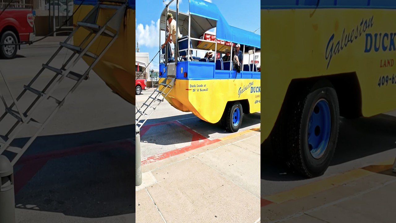 DUKW Duck Boat Tour - Amphibious Hydra-Terra Galveston 