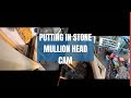 Head cam putting in stone mullions. (Stone bay)