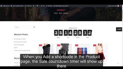 Sales Countdown Timer - Plugin đếm ngược thời gian cho WooCommerce