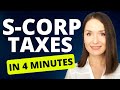  s corporation taxes explained in 4 minutes