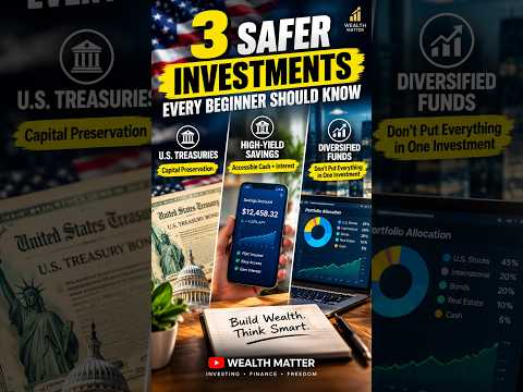 Thumbnail for 3 SAFE Investments for Beginners in 2026