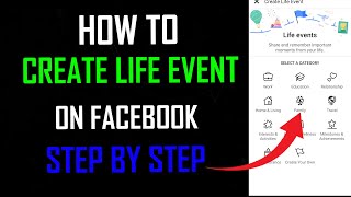 How to Create life Event on Facebook