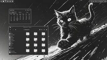 Easy KDE Plasma 6 Customization | Monochrome Paws